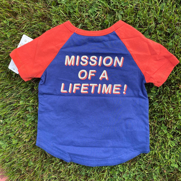 NWT Peek Aren’t You Curious Mission to Mark Tee Short Sleeve T-Shirt (Size 2T) - Picture 5 of 7